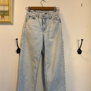 American Eagle Outfitters Light Wash Straight Leg Jeans